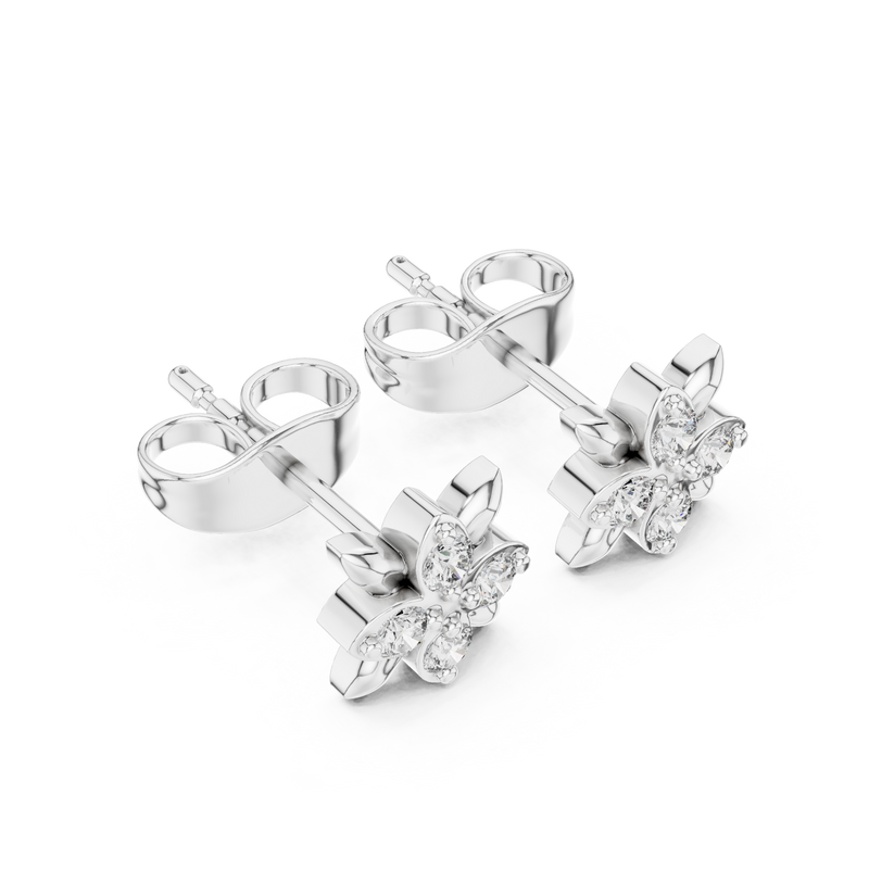 Earring 9#10058E - White Gold - Image