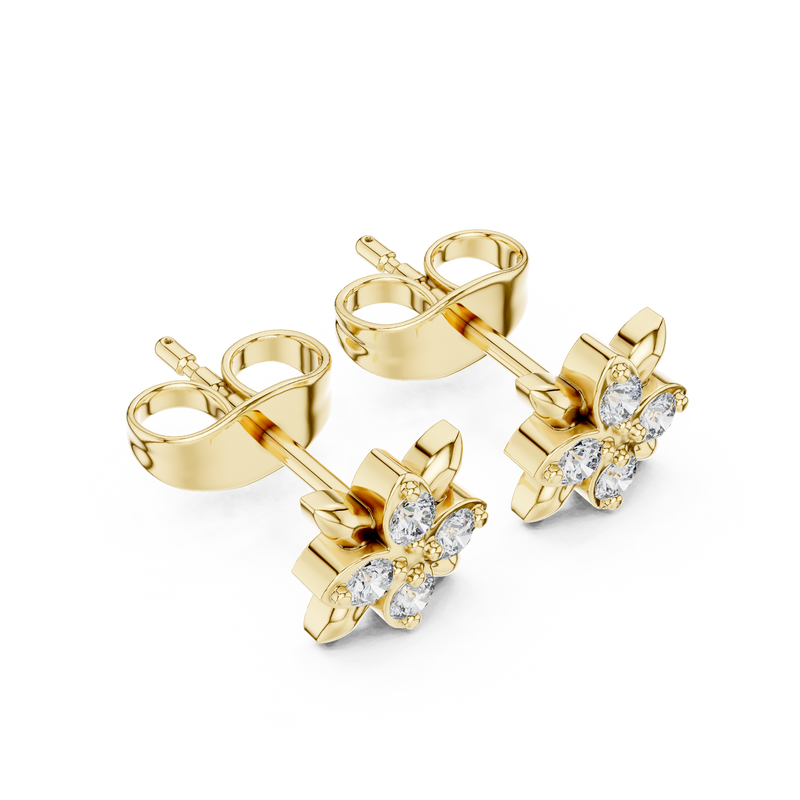 Earring 9#10058E - Yellow Gold - Image