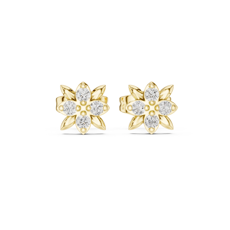 Earring 9#10058E - Yellow Gold - Image