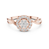 Ladies Ring 9#10058L@7 - Rose Gold - Image