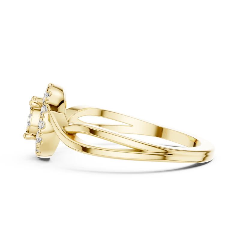 Ladies Ring 9#10058L@7 - Yellow Gold - Image