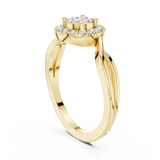 Ladies Ring 9#10058L@7 - Yellow Gold - Image