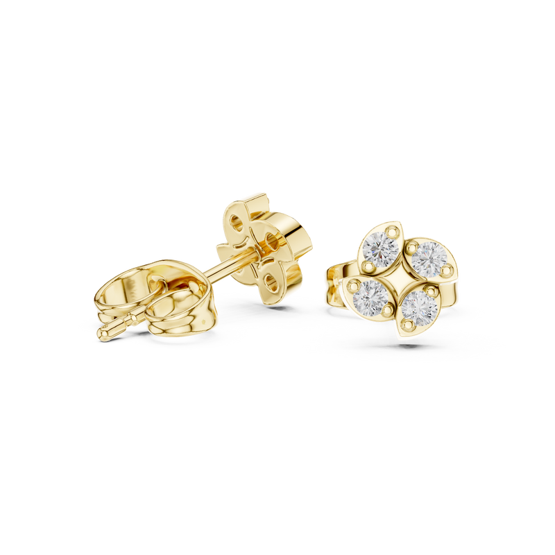 Earring 9#10059E - Yellow Gold - Image