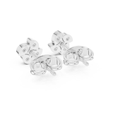 Earring 9#10059E - White Gold - Image