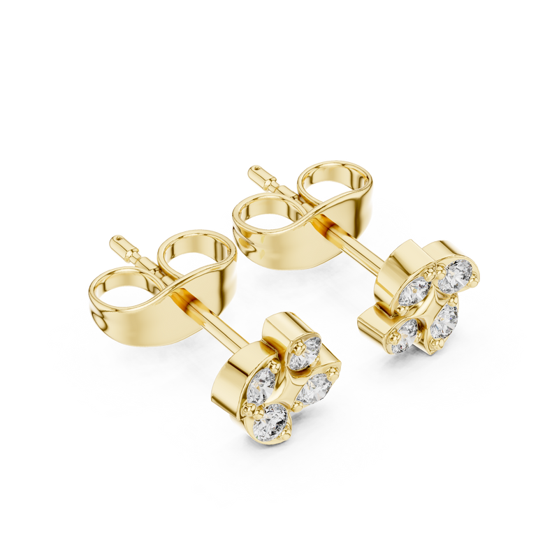 Earring 9#10059E - Yellow Gold - Image