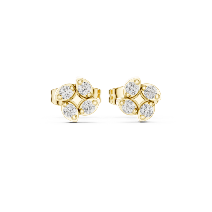 Earring 9#10059E - Yellow Gold - Image