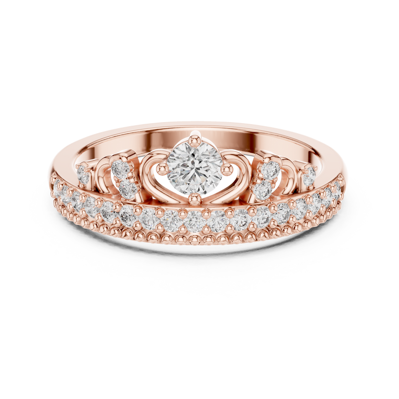 Ladies Ring 9#10059L - Rose Gold - Image