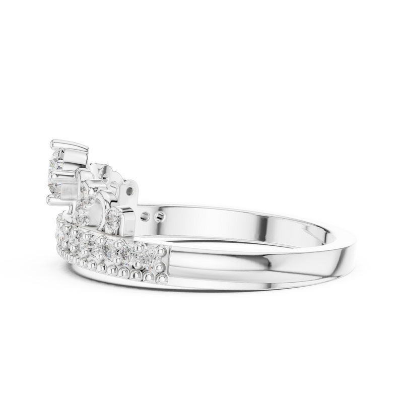 Ladies Ring 9#10059L - White Gold - Image