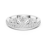 Ladies Ring 9#10059L - White Gold - Image