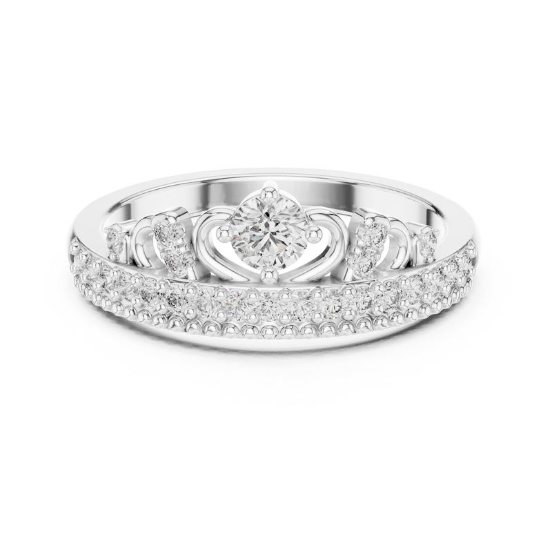 Ladies Ring 9#10059L - White Gold - Image