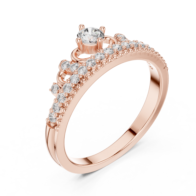 Ladies Ring 9#10059L - Rose Gold - Image