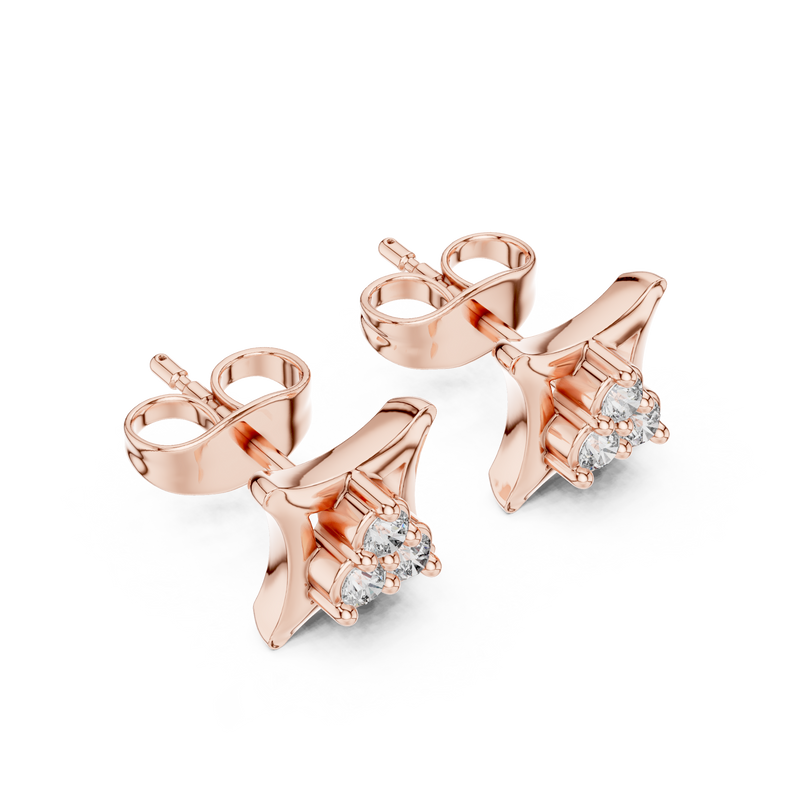Earring 9#10060E - Rose Gold - Image