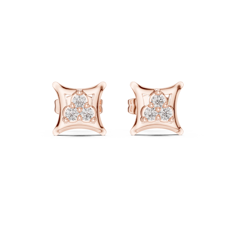 Earring 9#10060E - Rose Gold - Image
