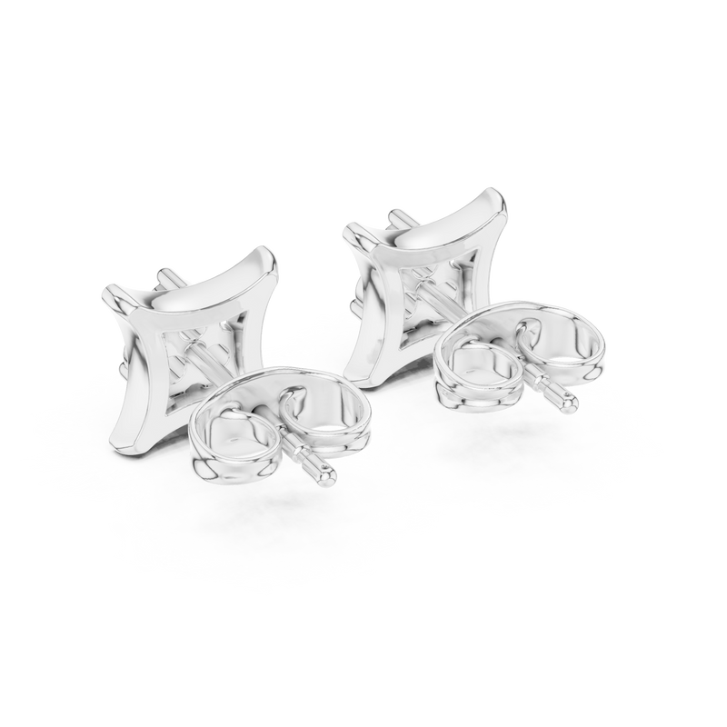 Earring 9#10060E - White Gold - Image