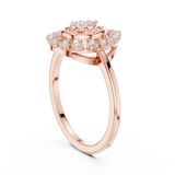 Ladies Ring 9#10060L@7 - Rose Gold - Image