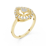Ladies Ring 9#10060L@7 - Yellow Gold - Image