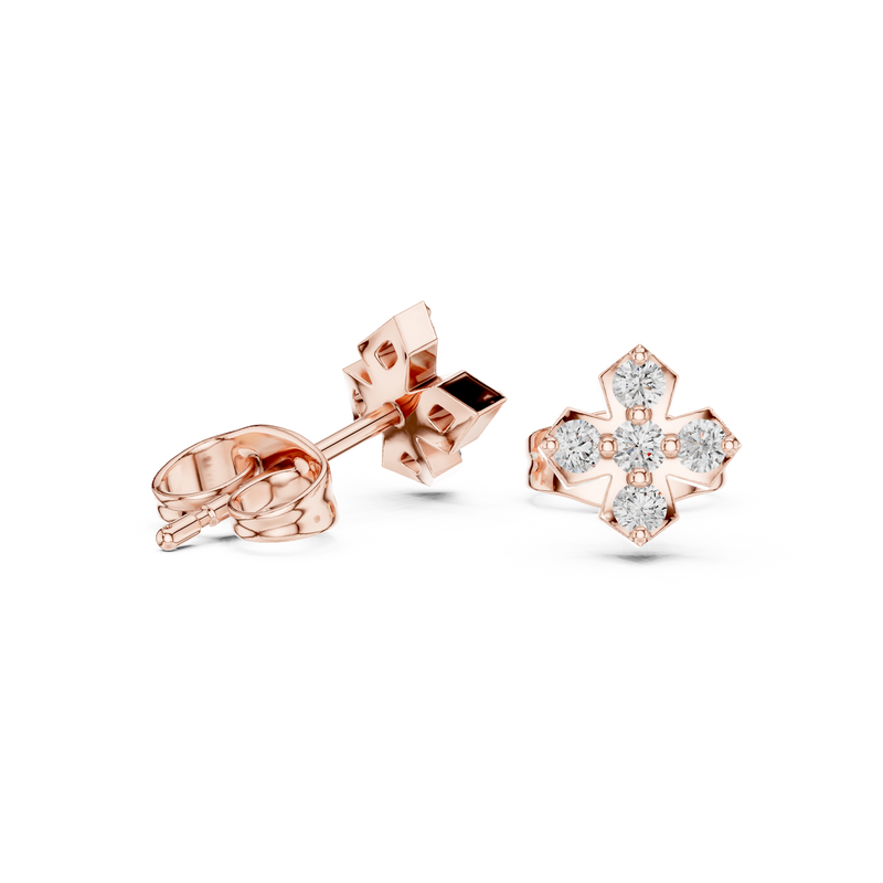 Earring 9#10061E - Rose Gold - Image