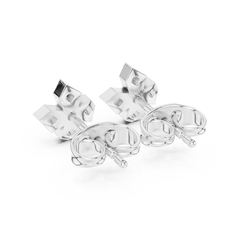 Earring 9#10061E - White Gold - Image