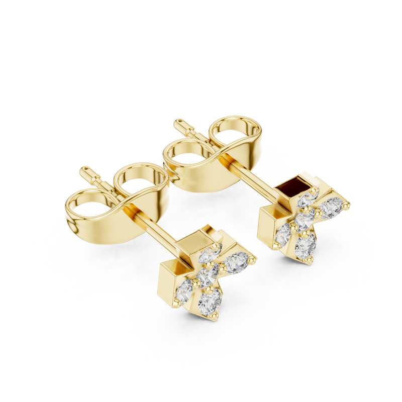 Earring 9#10061E - Yellow Gold - Image