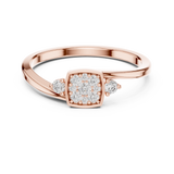 Ladies Ring 9#10061L@7 - Rose Gold - Image