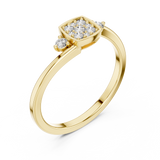 Ladies Ring 9#10061L@7 - Yellow Gold - Image