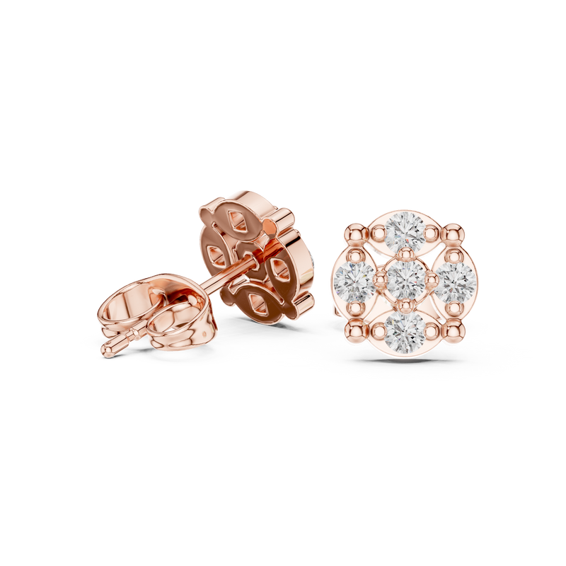 Earring 9#10062E - Rose Gold - Image