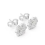 Earring 9#10062E - White Gold - Image