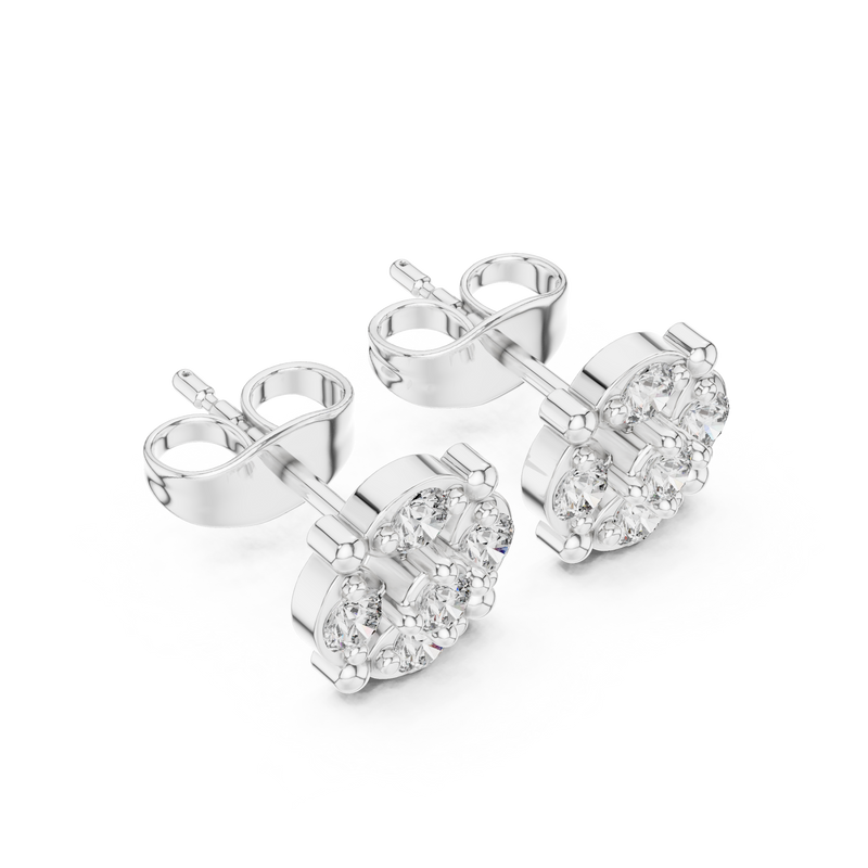 Earring 9#10062E - White Gold - Image