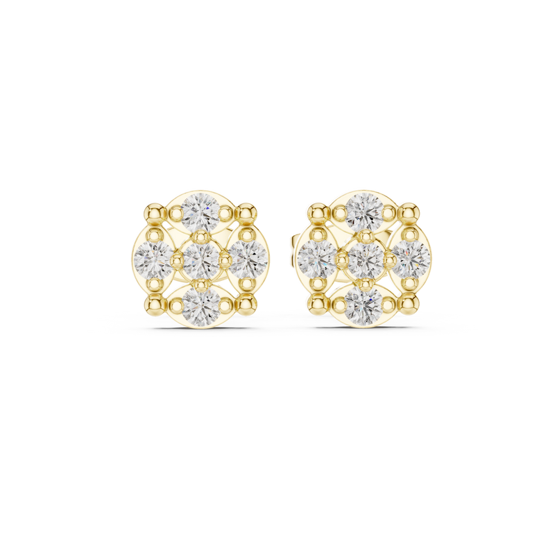 Earring 9#10062E - Yellow Gold - Image