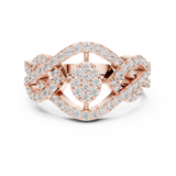 Ladies Ring 9#10062L - Rose Gold - Image