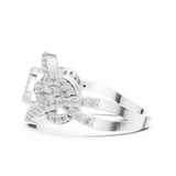 Ladies Ring 9#10062L - White Gold - Image