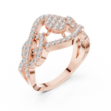 Ladies Ring 9#10062L - Rose Gold - Image