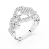 Ladies Ring 9#10062L - White Gold - Image