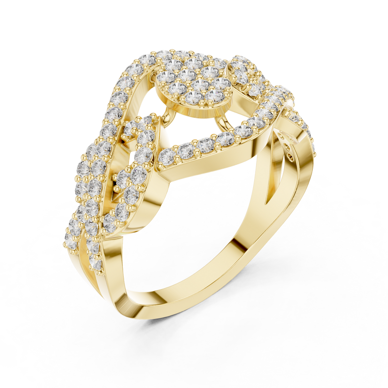 Ladies Ring 9#10062L - Yellow Gold - Image