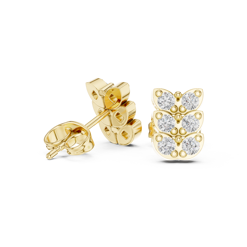 Earring 9#10063E - Yellow Gold - Image