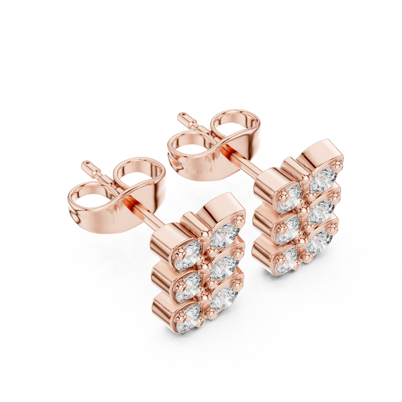 Earring 9#10063E - Rose Gold - Image