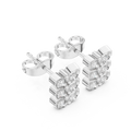 Earring 9#10063E - White Gold - Image