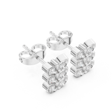 Earring 9#10063E - White Gold - Image