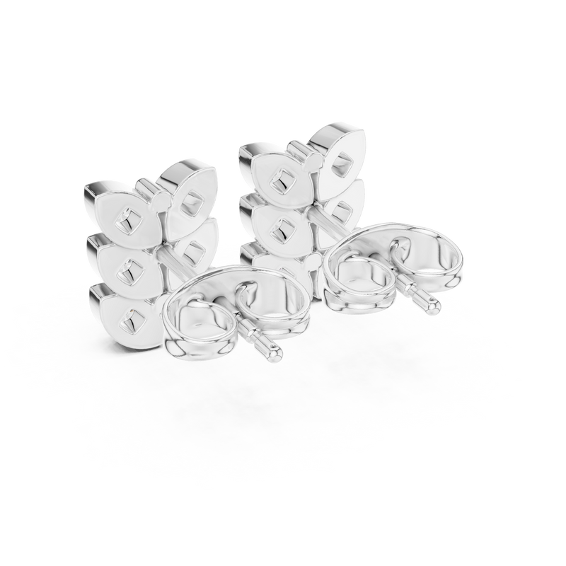 Earring 9#10063E - White Gold - Image