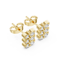 Earring 9#10063E - Yellow Gold - Image