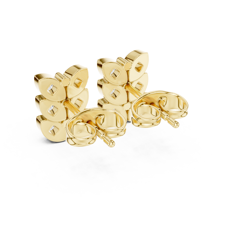 Earring 9#10063E - Yellow Gold - Image