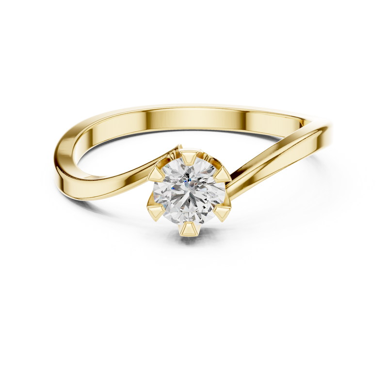 Ladies Ring 9#10063L@7 - Yellow Gold - Image