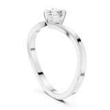 Ladies Ring 9#10063L@7 - White Gold - Image