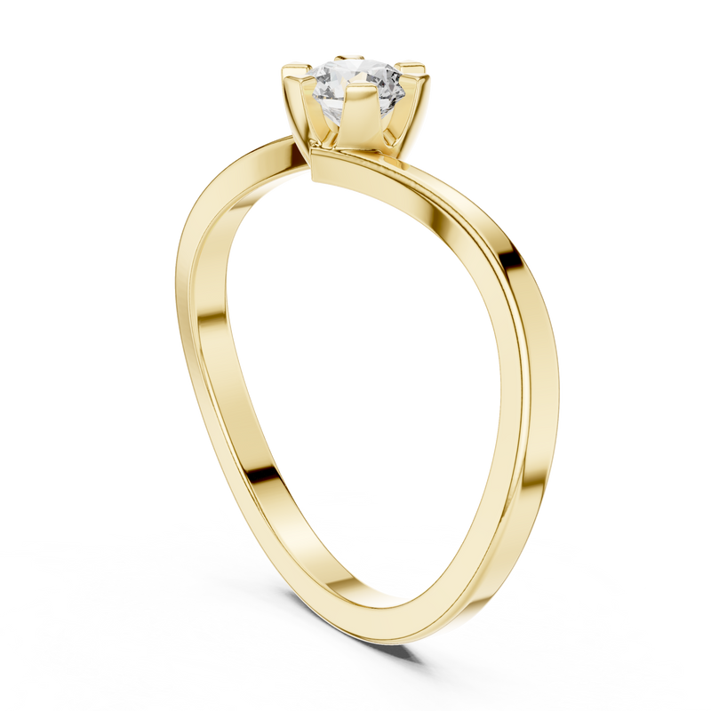 Ladies Ring 9#10063L@7 - Yellow Gold - Image