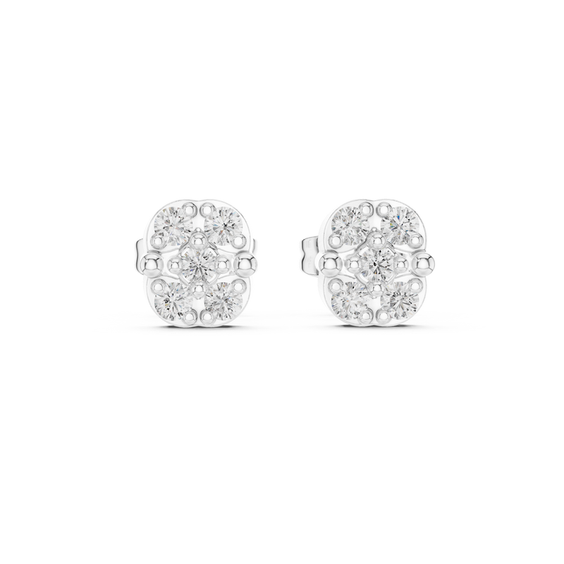 Earring 9#10064E - White Gold - Image