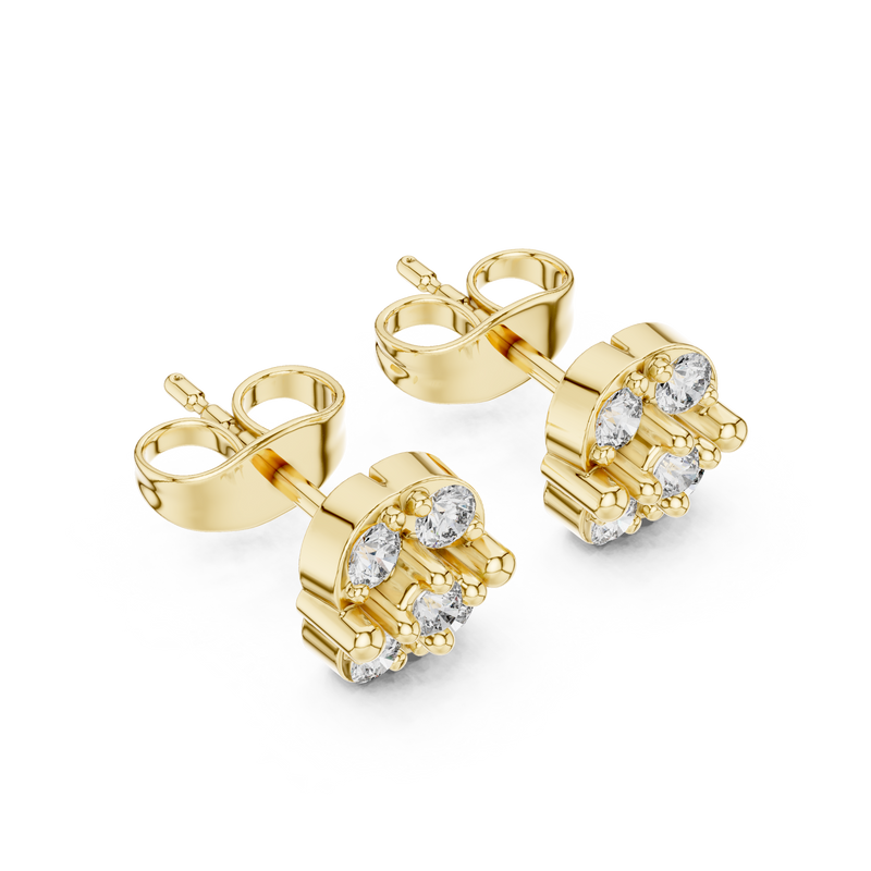 Earring 9#10064E - Yellow Gold - Image