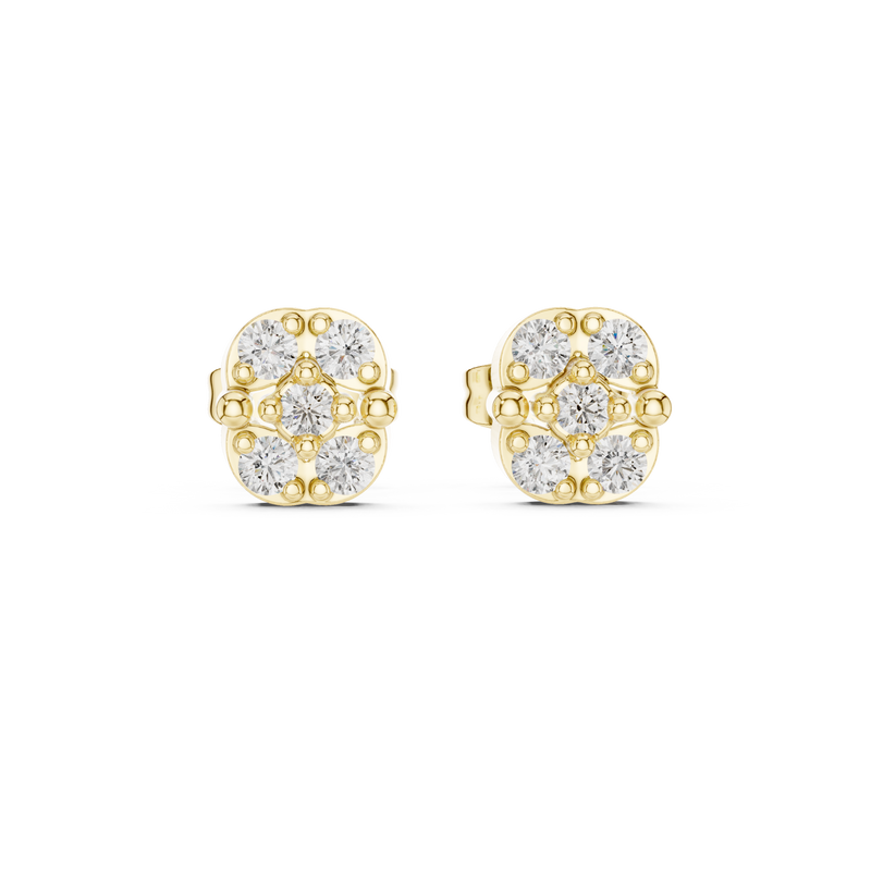 Earring 9#10064E - Yellow Gold - Image