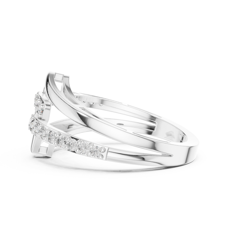 Ladies Ring 9#10064L - White Gold - Image