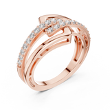 Ladies Ring 9#10064L - Rose Gold - Image