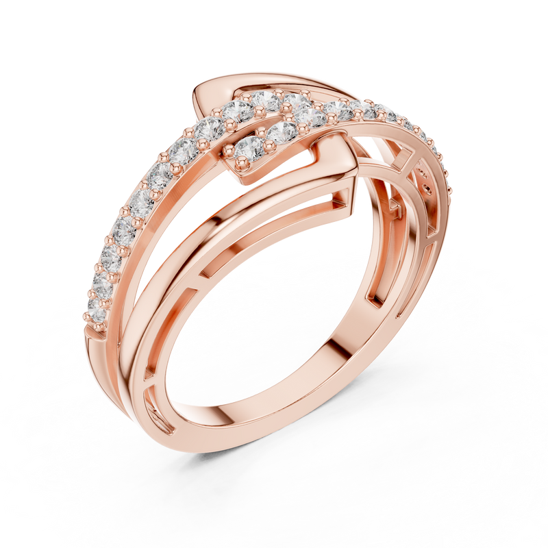Ladies Ring 9#10064L - Rose Gold - Image